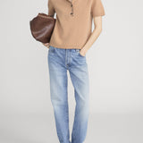 FRAME - The Leather Stitch Polo