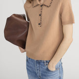FRAME - The Leather Stitch Polo