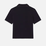 FRAME - The Leather Stitch Polo