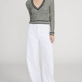 FRAME - The Eyelash V Sweater