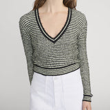 FRAME - The Eyelash V Sweater