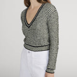 FRAME - The Eyelash V Sweater