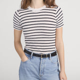 FRAME - The Striped Knit Tee