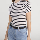 FRAME - The Striped Knit Tee