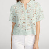 FRAME - The Crochet Boxy Top