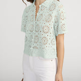 FRAME - The Crochet Boxy Top