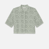 FRAME - The Crochet Boxy Top
