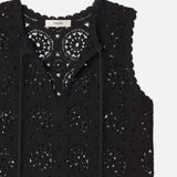 FRAME - The Crochet Tassel Popover Top