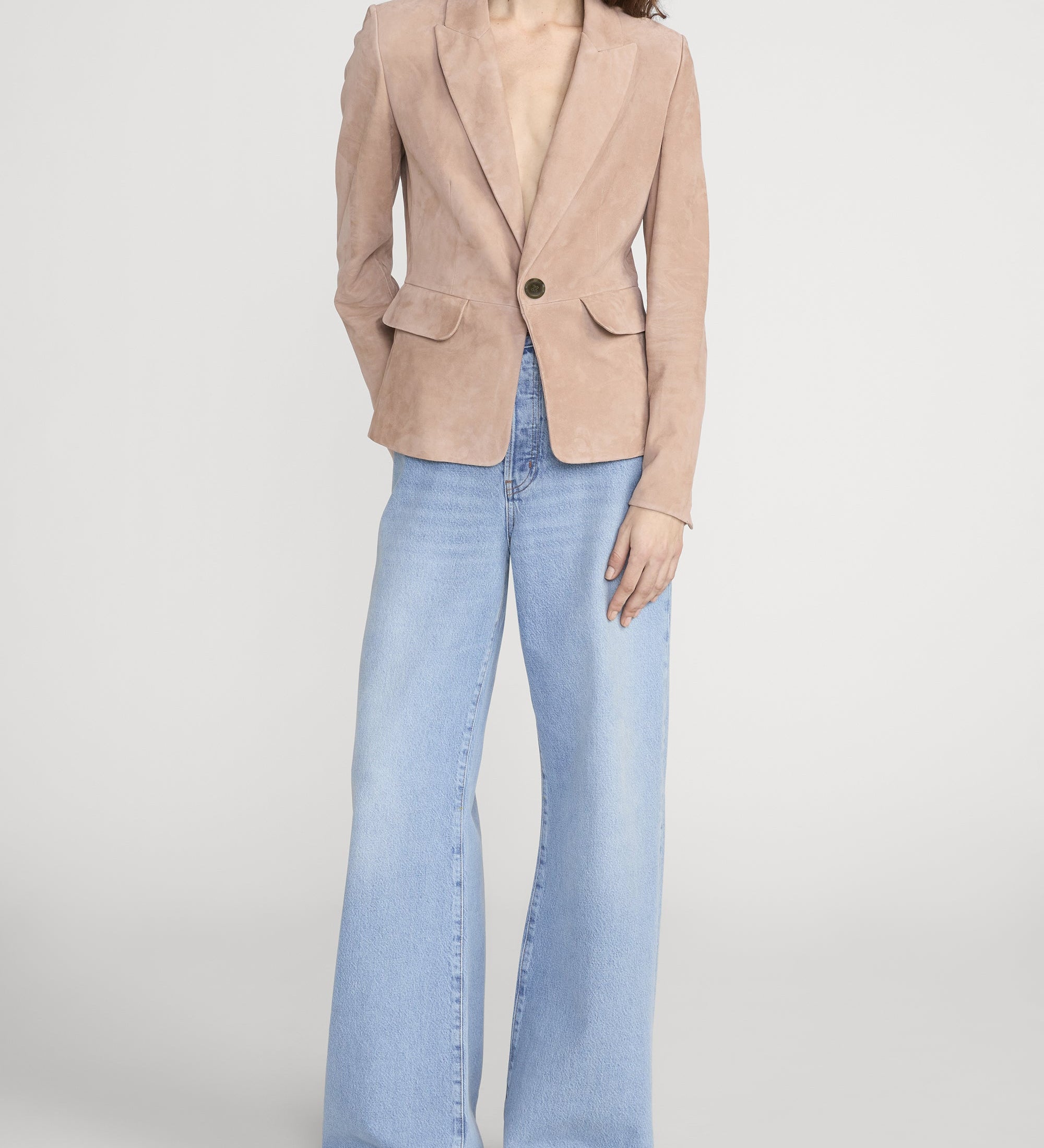 FRAME - The Suede Sleek Blazer