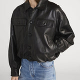 FRAME - The Leather Bubble Jacket