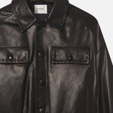 FRAME - The Leather Bubble Jacket