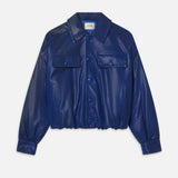 FRAME - The Leather Bubble Jacket