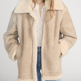 FRAME - The Aged Shearling Aviator Jacket