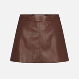 FRAME - The Leather Mini Skirt