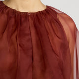 FRAME - The Sheer Balloon Blouse