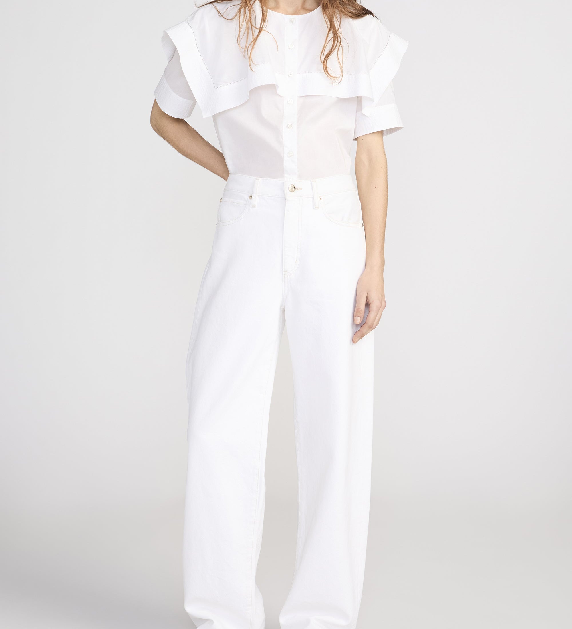 FRAME - The Sleek Cape Shirt