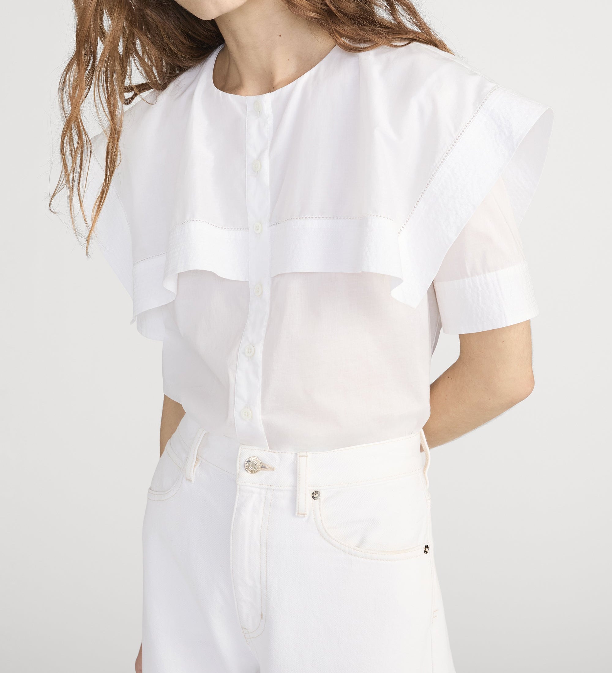 FRAME - The Sleek Cape Shirt