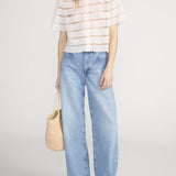 FRAME - The Lattice Crochet Blouse