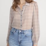 FRAME - The Plaid Staple Blouse