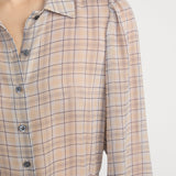FRAME - The Plaid Staple Blouse