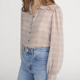 FRAME - The Plaid Staple Blouse
