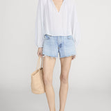 FRAME - The Silk Balloon Blouse