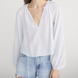 FRAME - The Silk Balloon Blouse