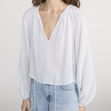FRAME - The Silk Balloon Blouse
