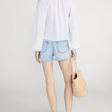 FRAME - The Silk Balloon Blouse