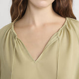 FRAME - The Silk Balloon Blouse