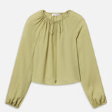 FRAME - THE SILK BALLOON BLOUSE