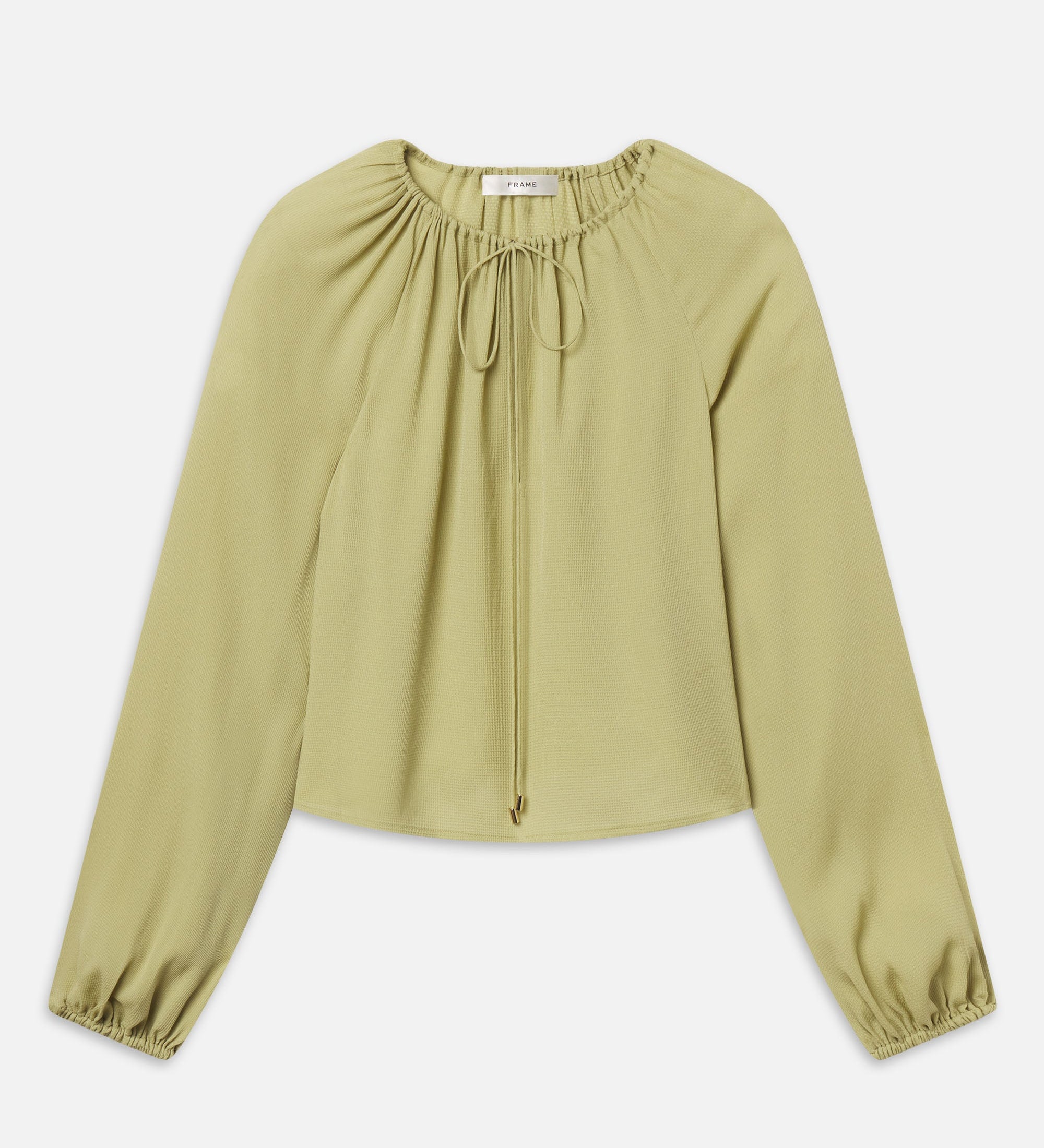 FRAME - THE SILK BALLOON BLOUSE