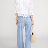 FRAME - The Solstice Eyelet Blouse