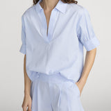 FRAME - The V - neck Popover Top