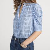 FRAME - The Plaid Gillian Top