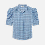 FRAME - The Plaid Gillian Top