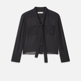 FRAME - Modern Tie Blouse