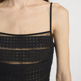 FRAME - The Lattice Crochet Cami