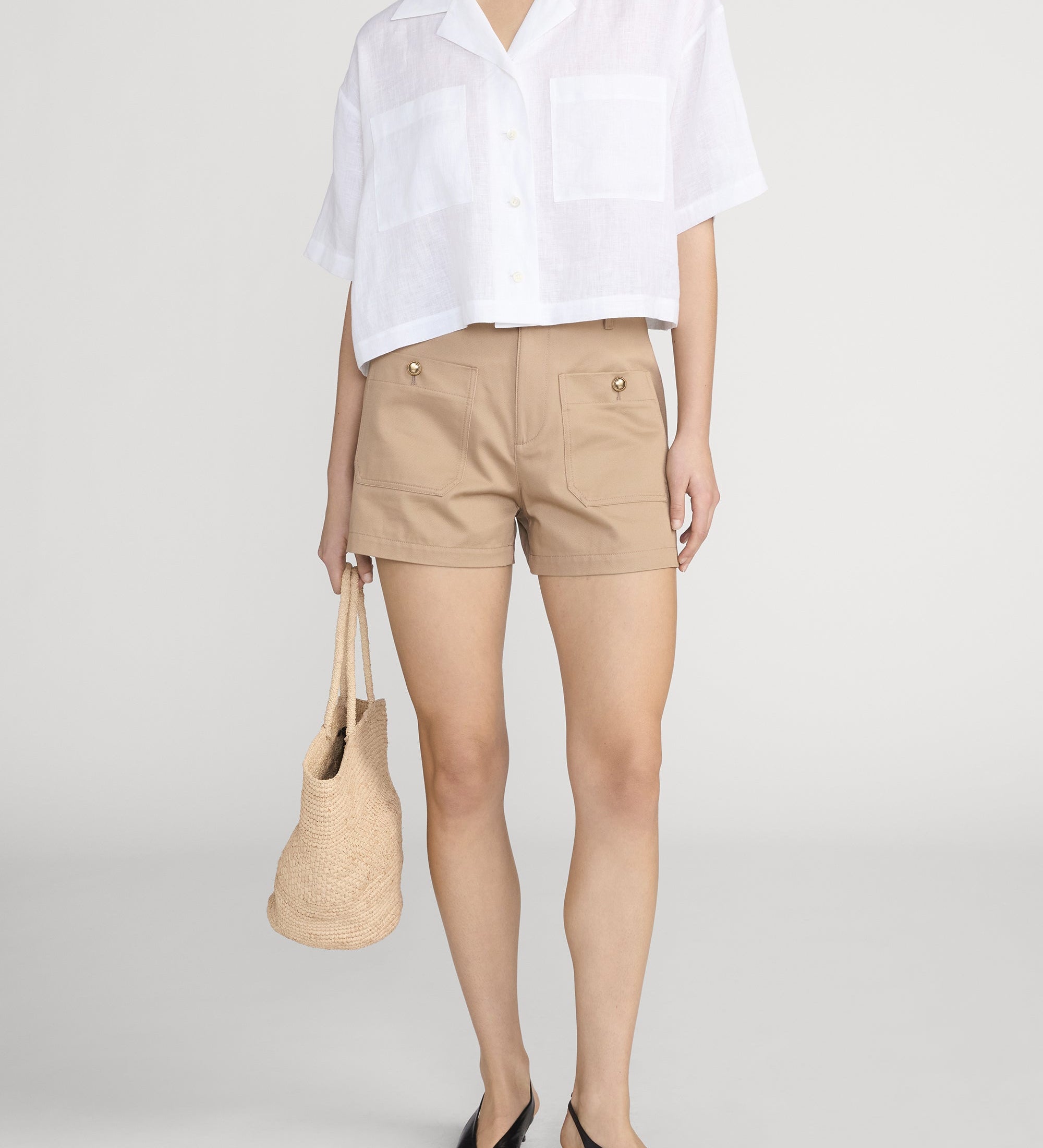 FRAME - The Linen Pocket Shirt