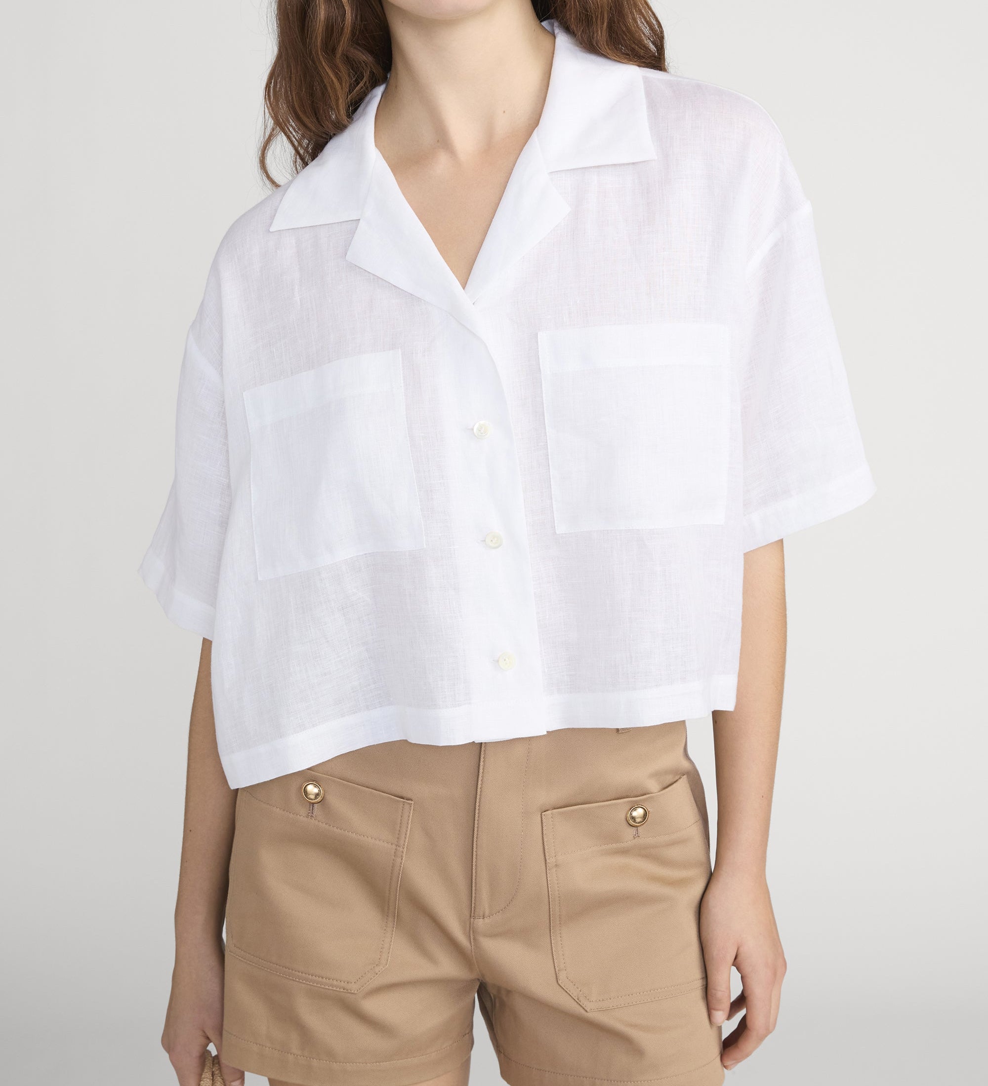 FRAME - The Linen Pocket Shirt