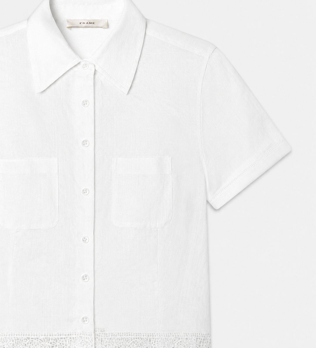 FRAME - The Embroidered Seaside Shirt