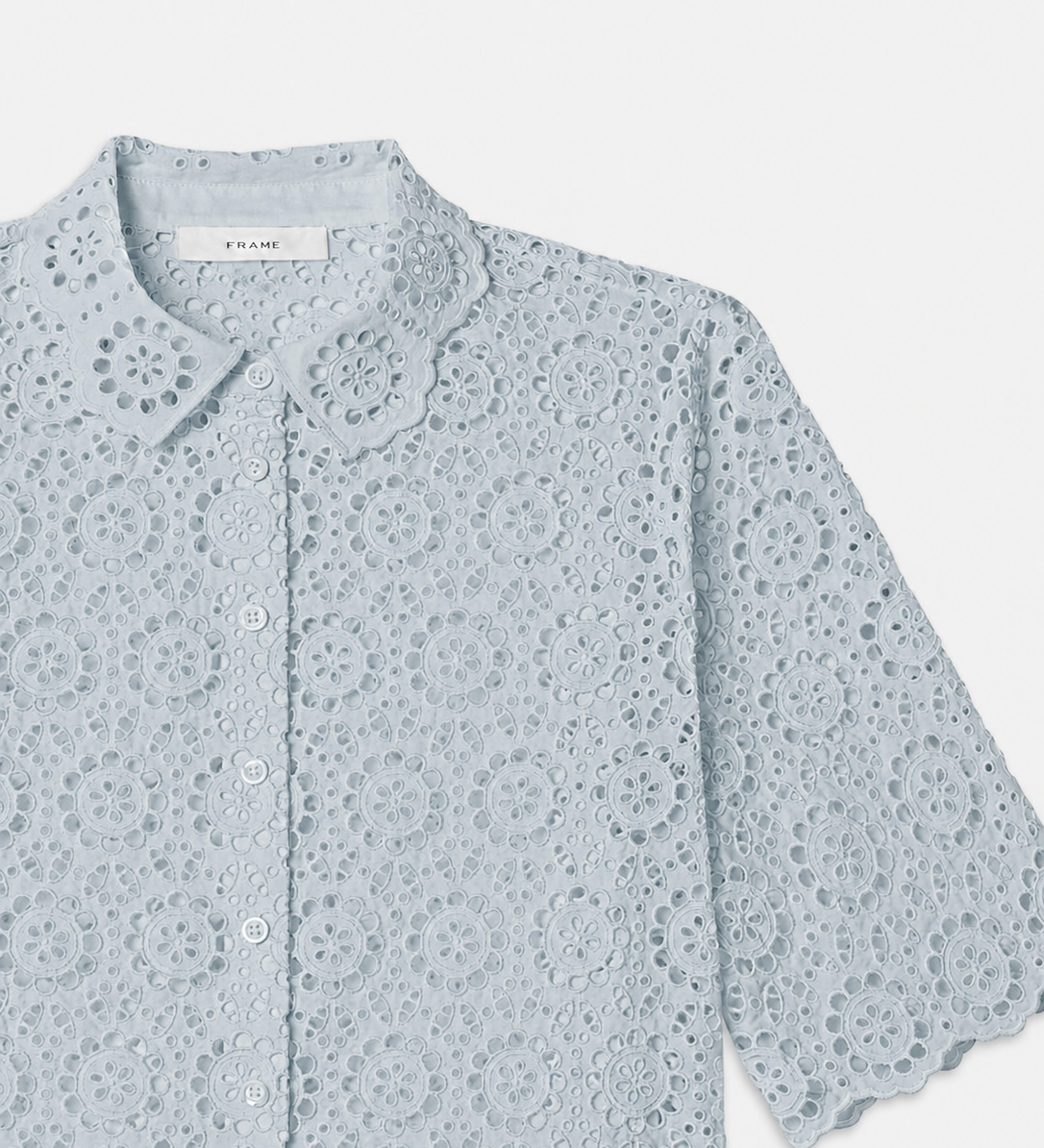 FRAME - The Petal Eyelet Shirt