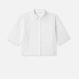 FRAME - The Petal Eyelet Shirt
