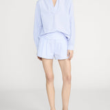 FRAME - The Striped Popover Top