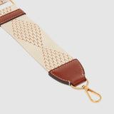 Metier - Webbing Strap White Sand and Cognac