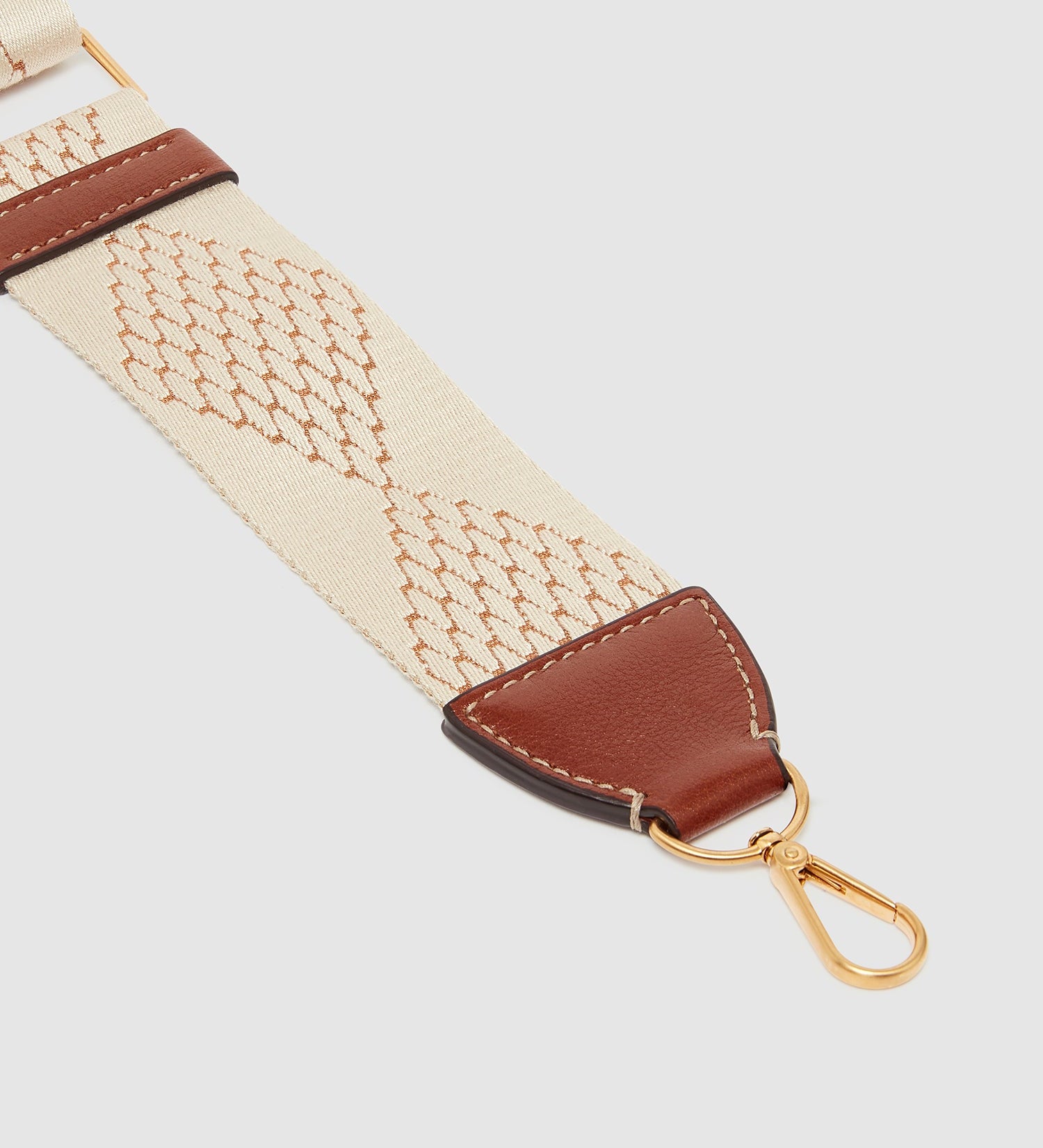 Metier - Webbing Strap White Sand and Cognac