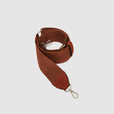 Métier - Webbing Strap Rust With Silver Hardware