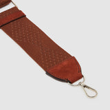 Métier - Webbing Strap Rust With Silver Hardware