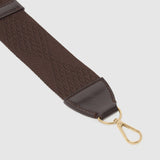 Metier - Webbing Strap Chocolate With Gold Hardware