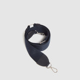 Metier - Webbing Strap Navy With Silver Hardware